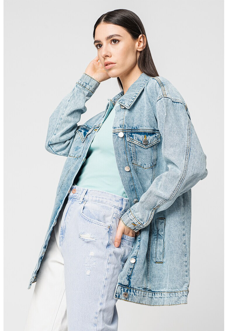 Vero Moda Уголемено дънково яке Olivia - Pepit.bg