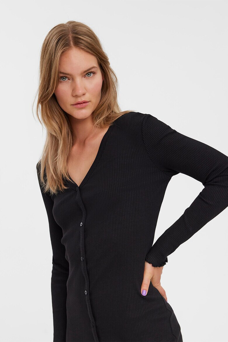 Vero Moda Вталена рокля с рипс - Pepit.bg