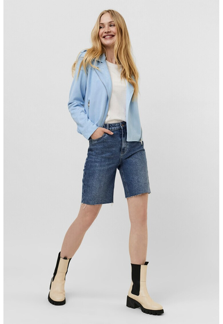 Vero Moda Яке от еко велур с цип - Pepit.bg