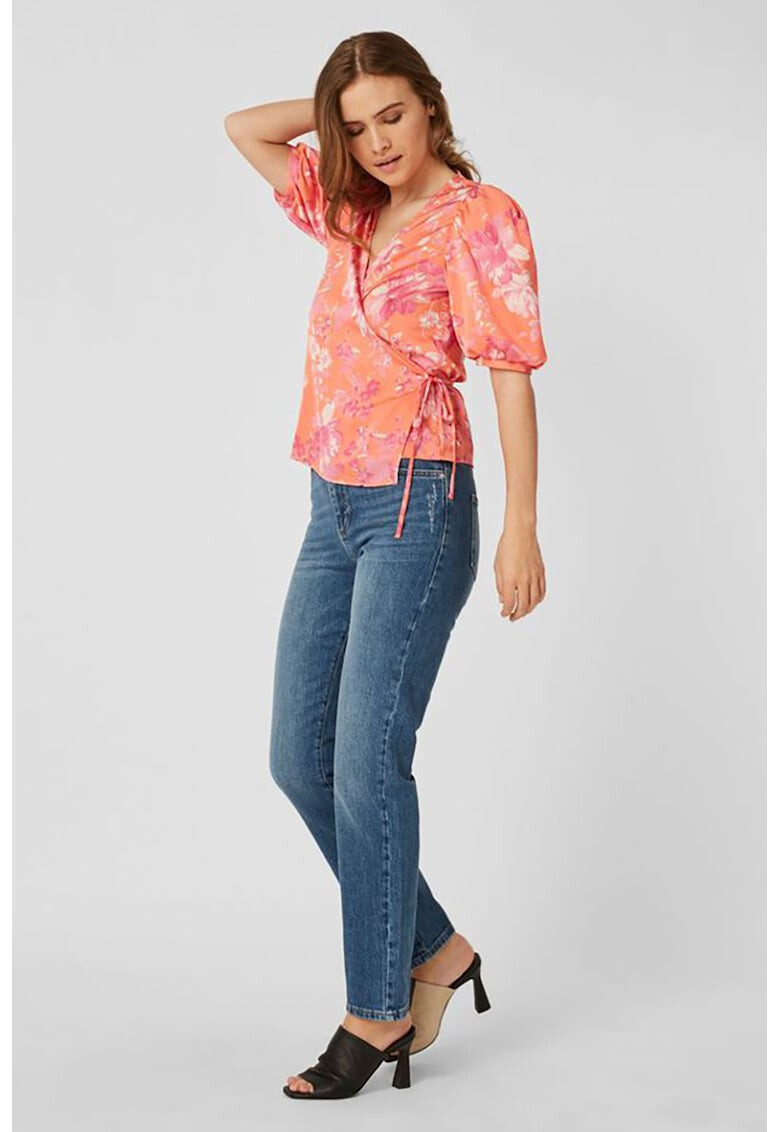 Vero Moda Застъпена флорална блуза - Pepit.bg