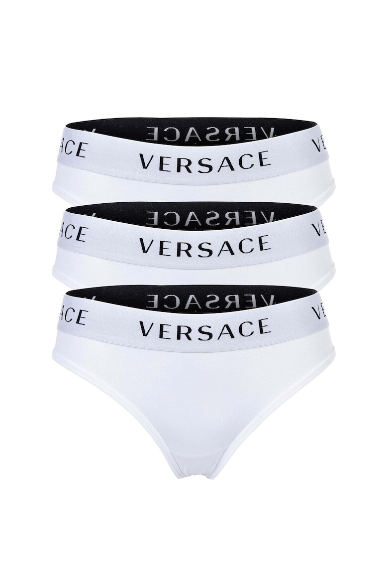 Versace Бикини 14025 с лого на талията - 3 чифта - Pepit.bg