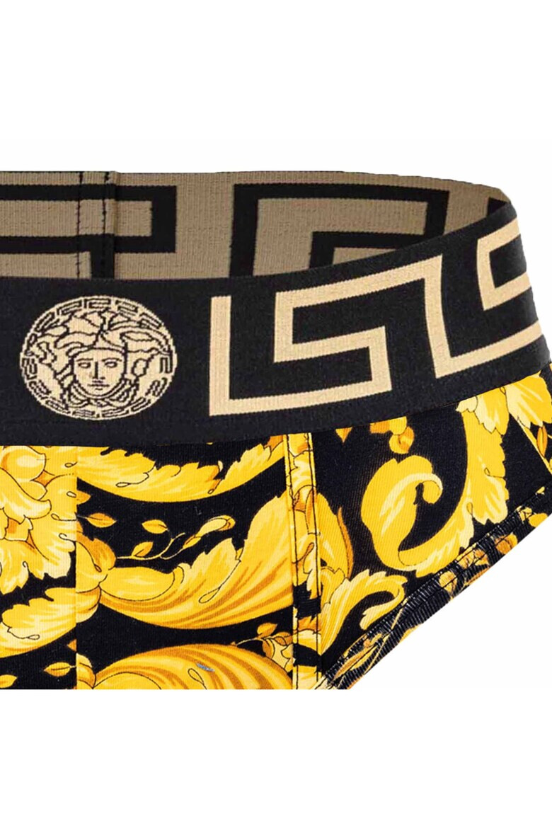 Versace Бикини с графика - Златист/Черен - Pepit.bg