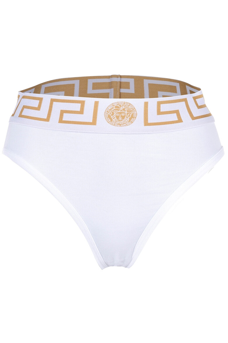 Versace Бикини Topeka с лого на талията - Бял - Pepit.bg