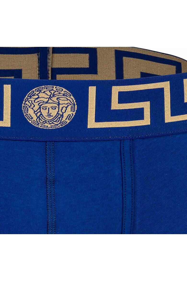 Versace Боксерки с лого на талията - Син - Pepit.bg