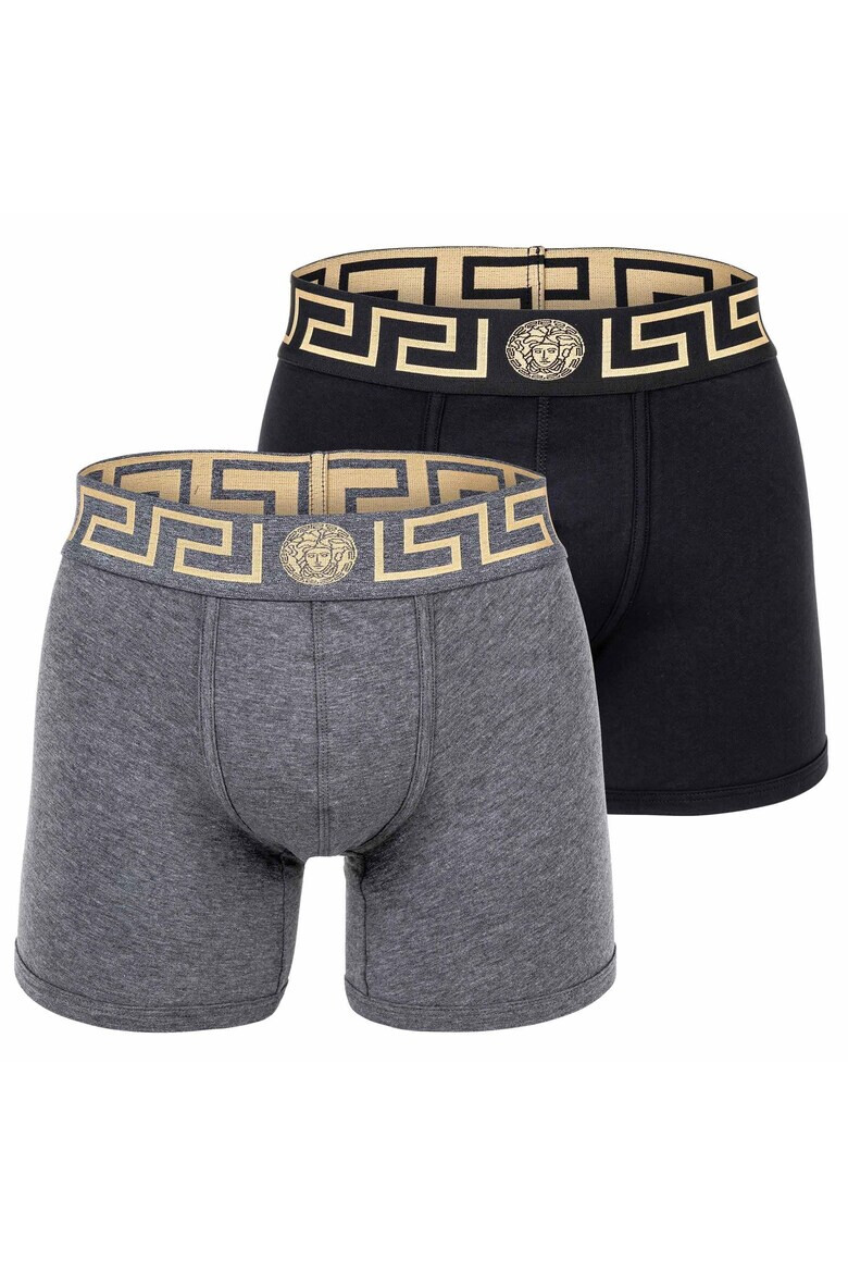 Versace Боксерки с лого на талията - 2 чифта - Pepit.bg