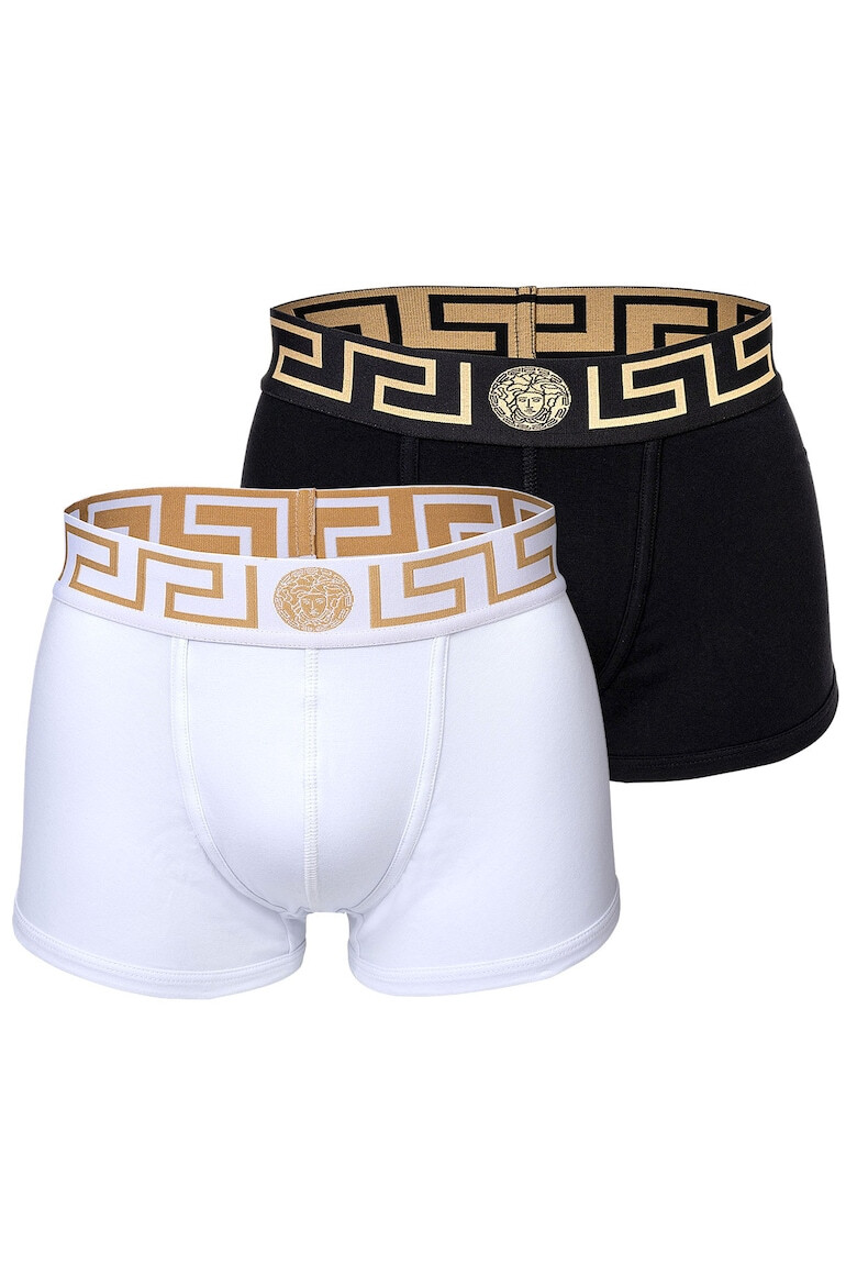 Versace Боксерки Topeka - 2 чифта - Бял/Златист/Черен - Pepit.bg