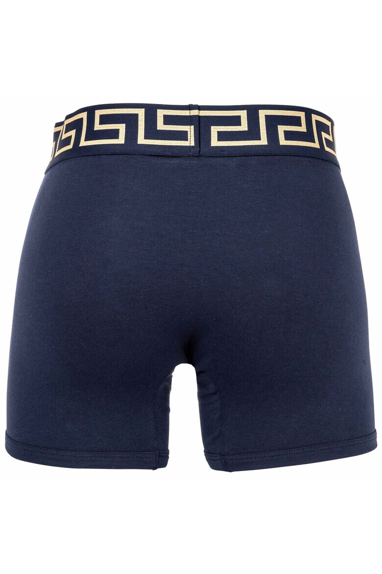 Versace Боксерки Topeka с лого - 2 чифта - Бял/Син - Pepit.bg