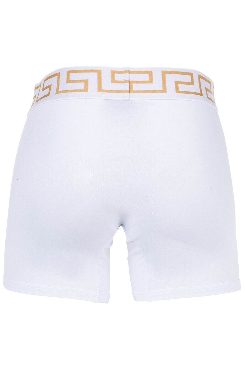 Versace Боксерки Topeka с лого - 2 чифта - Бял/Син - Pepit.bg