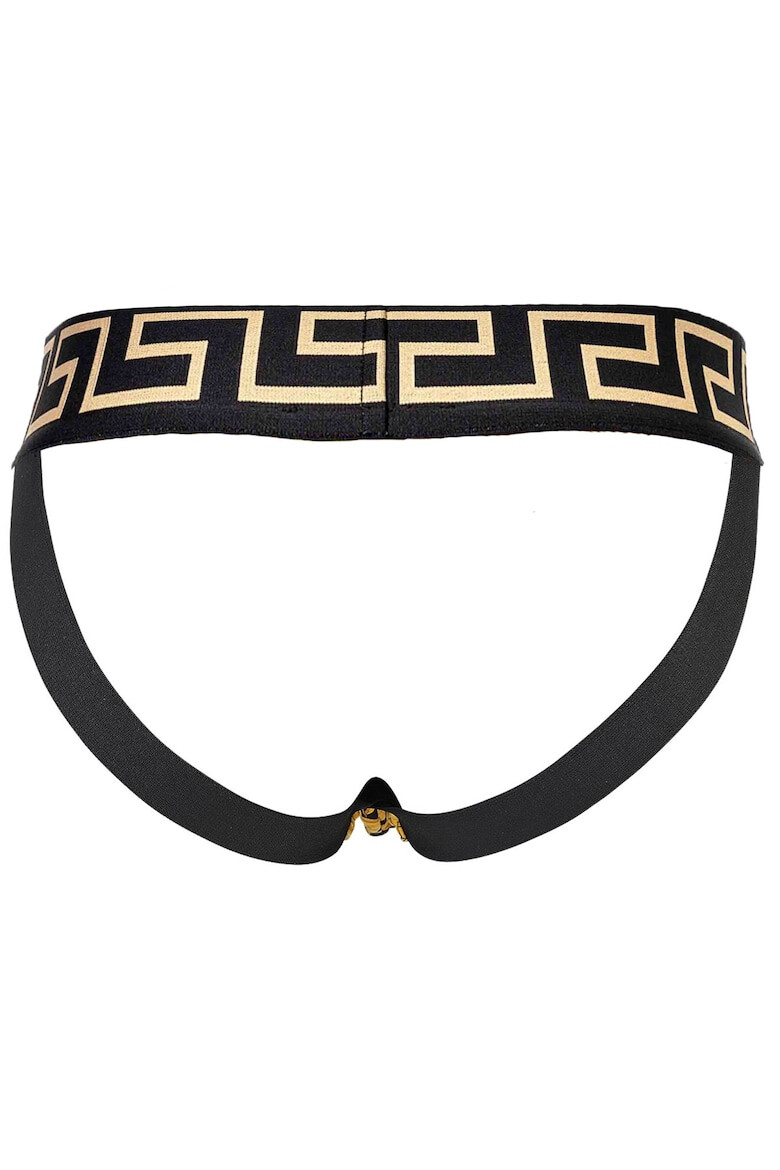 Versace Джогстрап с графика - Златист/Черен - Pepit.bg