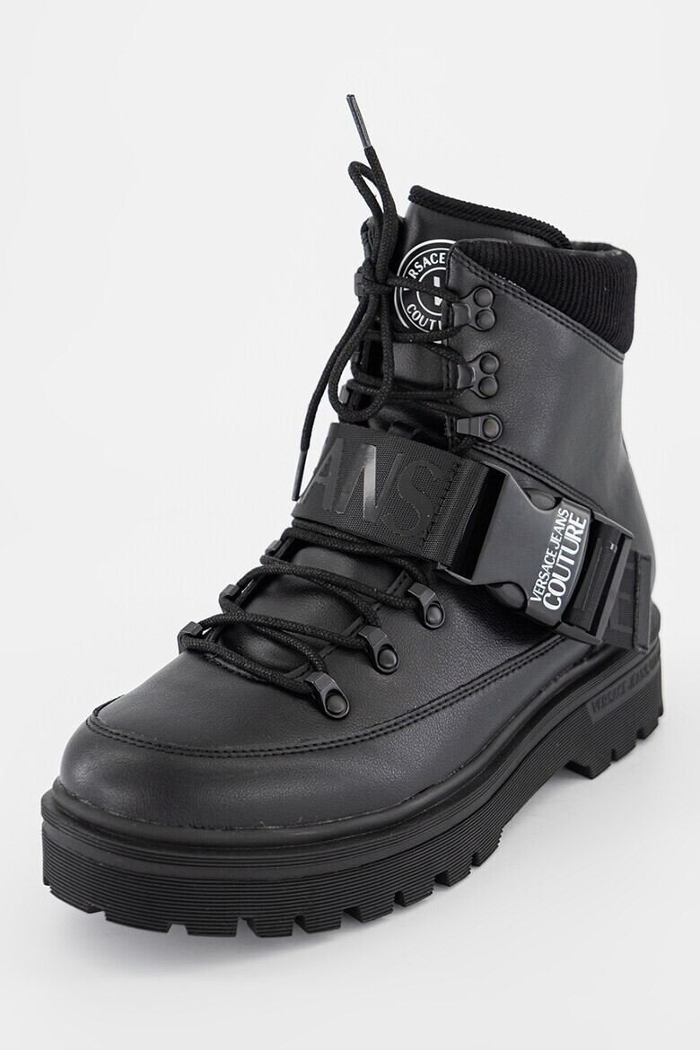 Versace Jeans Couture Боти с кожени панели - Pepit.bg