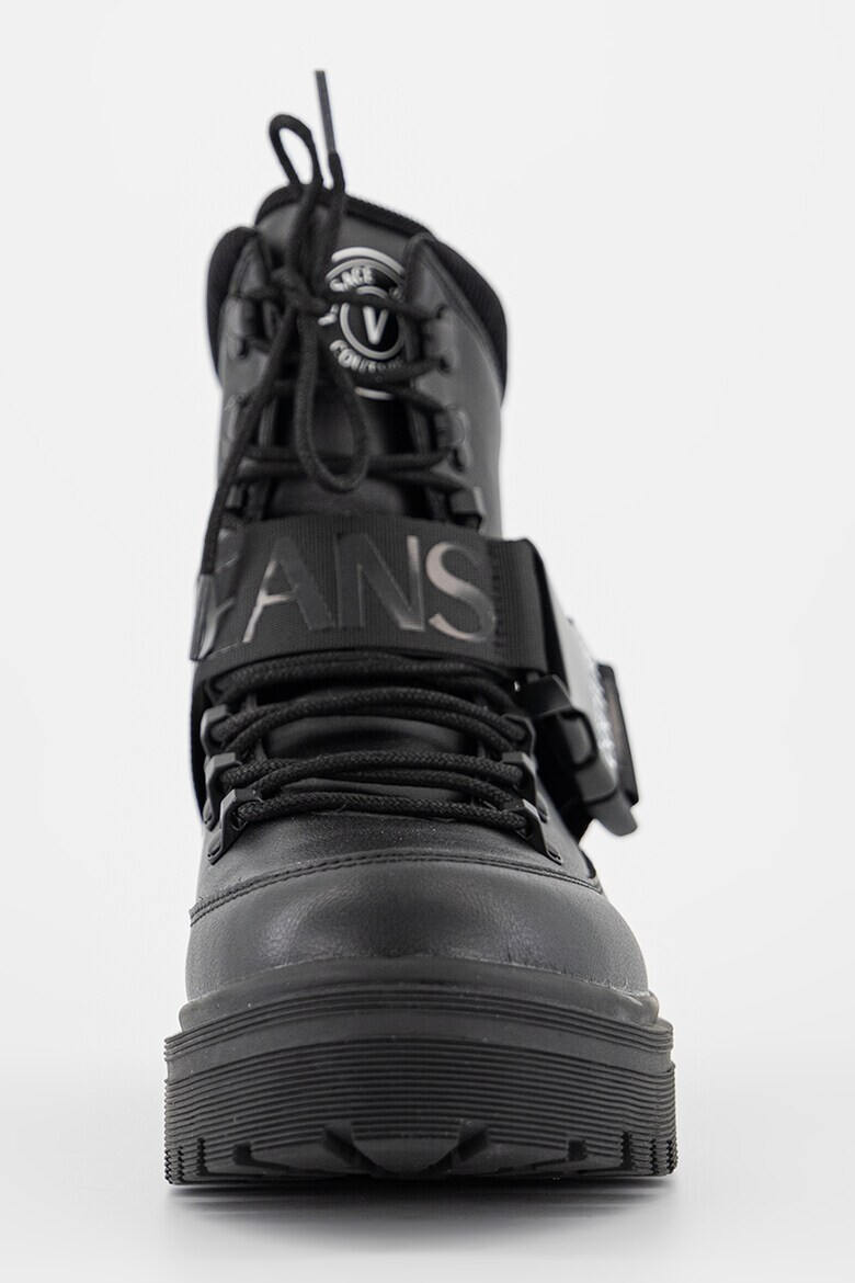 Versace Jeans Couture Боти с кожени панели - Pepit.bg