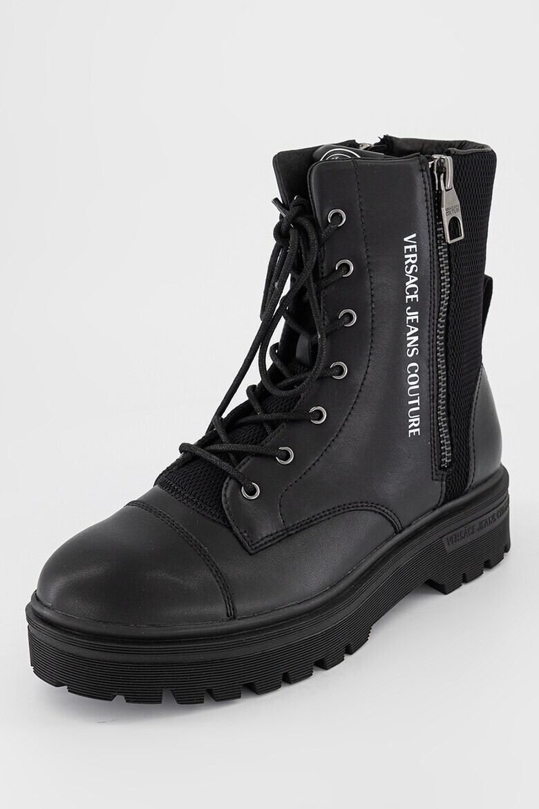 Versace Jeans Couture Боти с текстилен панел - Pepit.bg