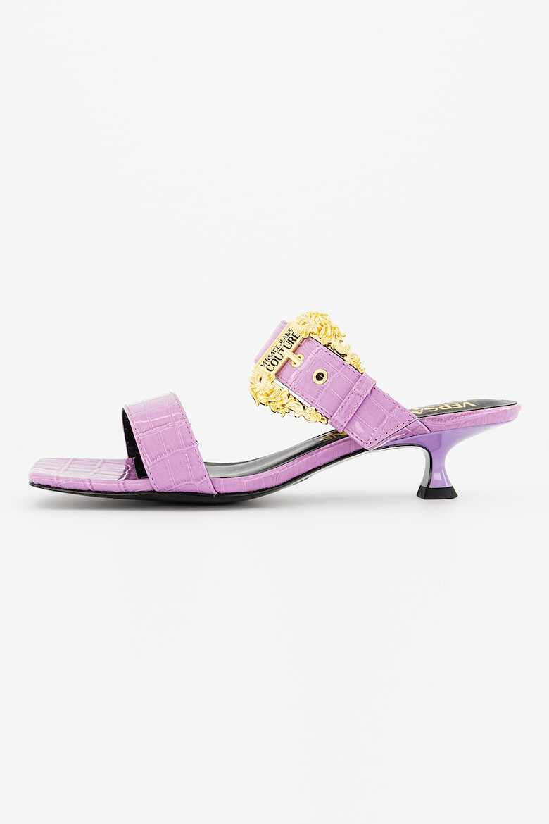 Versace Jeans Couture Чехли с шагрен - Pepit.bg