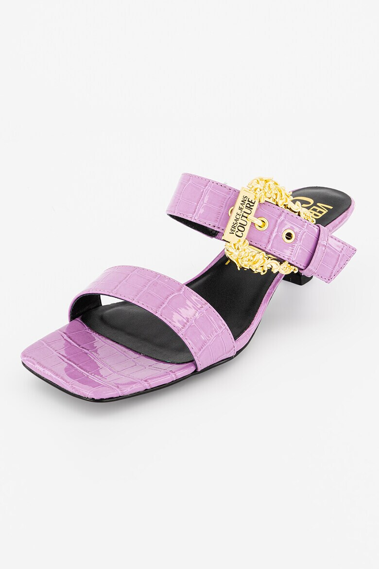 Versace Jeans Couture Чехли с шагрен - Pepit.bg