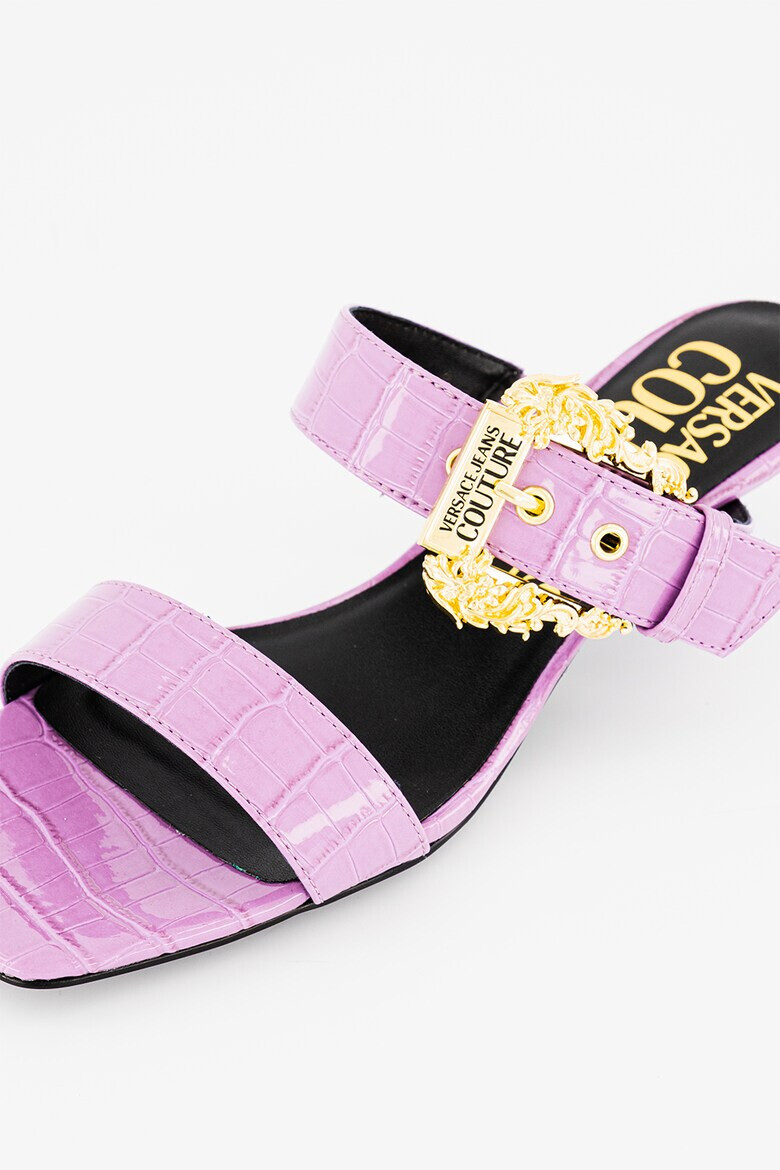 Versace Jeans Couture Чехли с шагрен - Pepit.bg