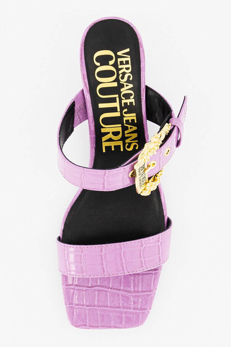 Versace Jeans Couture Чехли с шагрен - Pepit.bg
