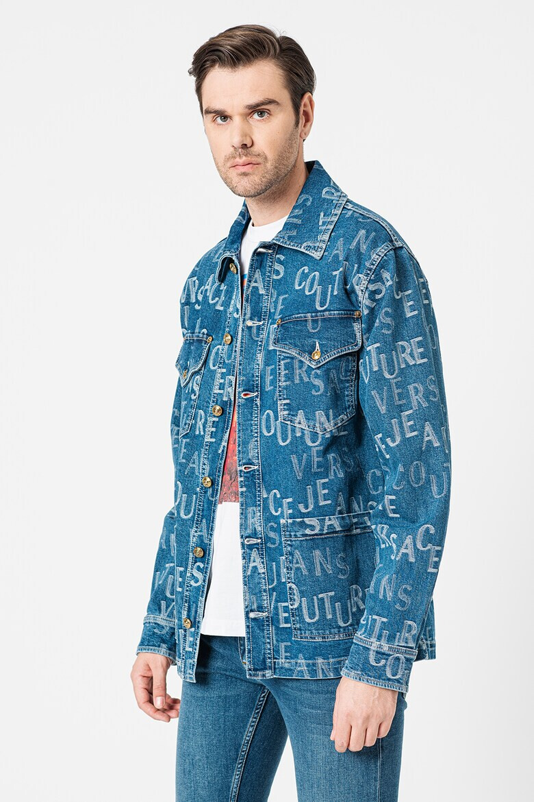 Versace Jeans Couture Дънково яке с лого - Pepit.bg
