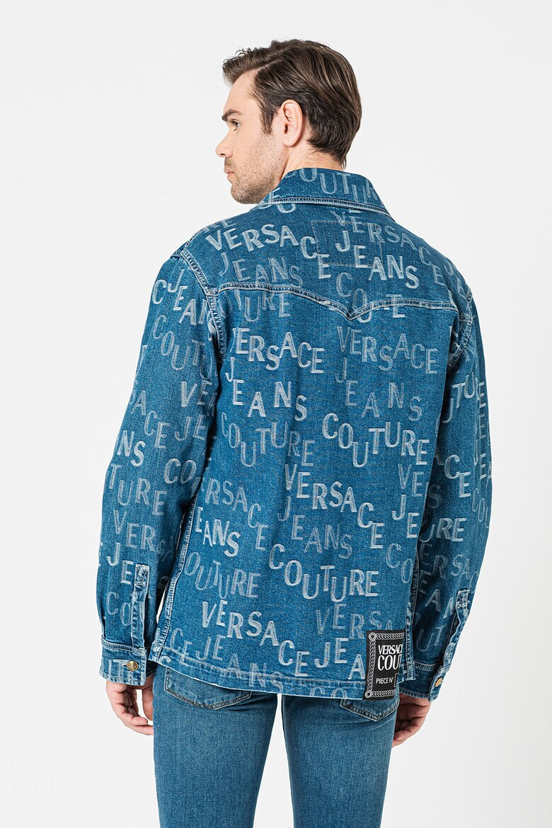 Versace Jeans Couture Дънково яке с лого - Pepit.bg