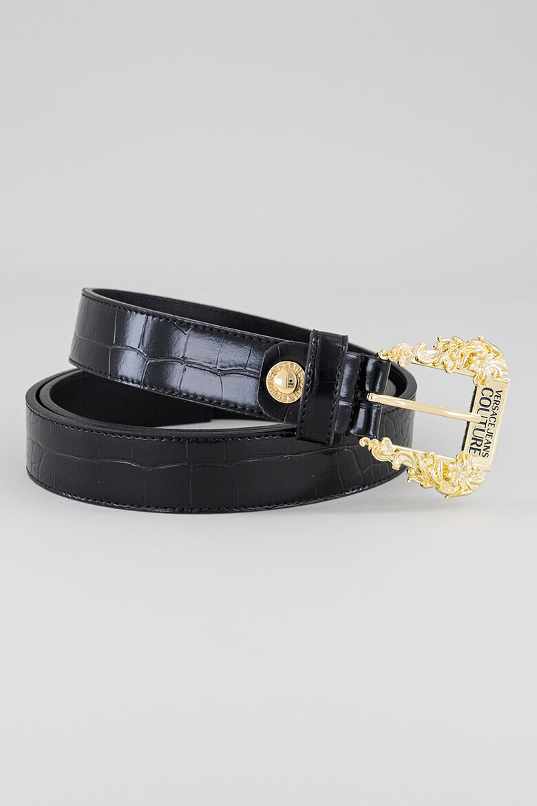 Versace Jeans Couture Кожен колан с шагрен - Pepit.bg
