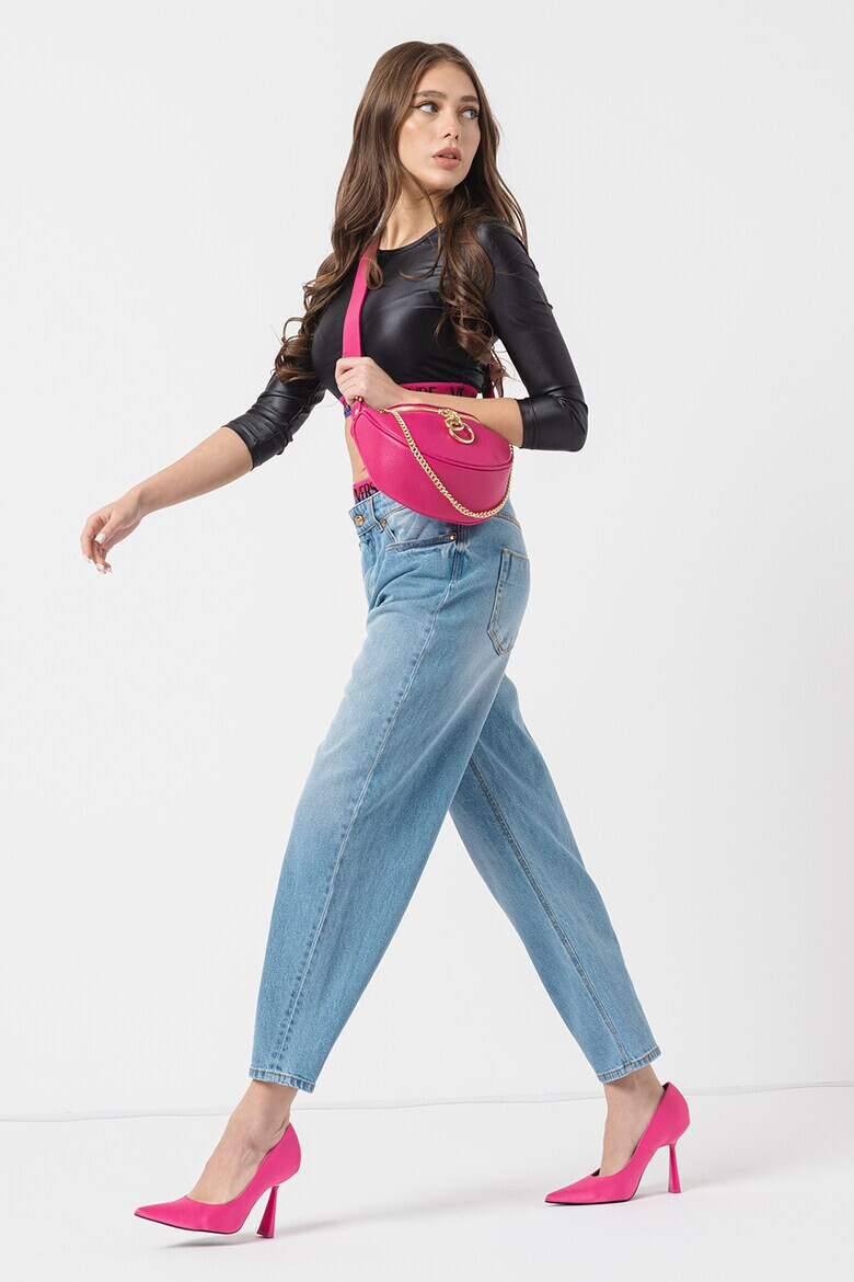 Versace Jeans Couture Къса блуза с лого - Pepit.bg
