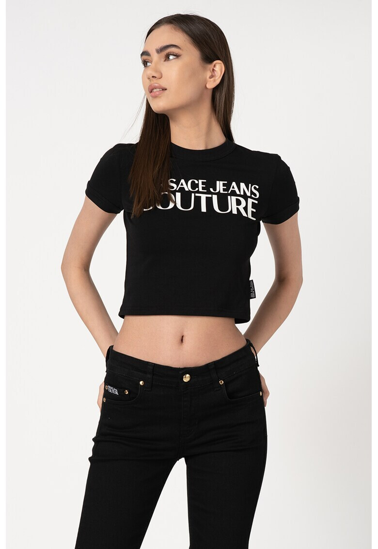 Versace Jeans Couture Къса тениска с лого - Pepit.bg