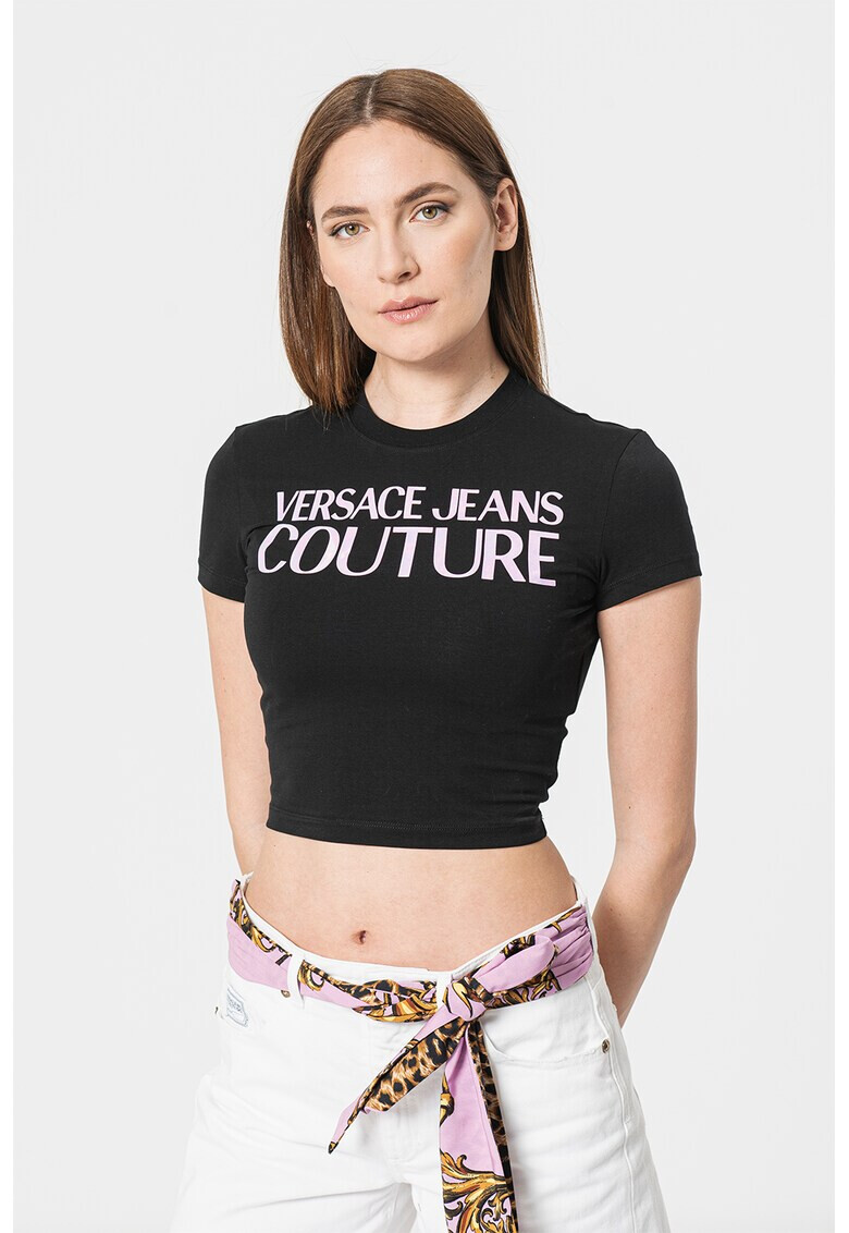 Versace Jeans Couture Къса тениска с лого - Pepit.bg