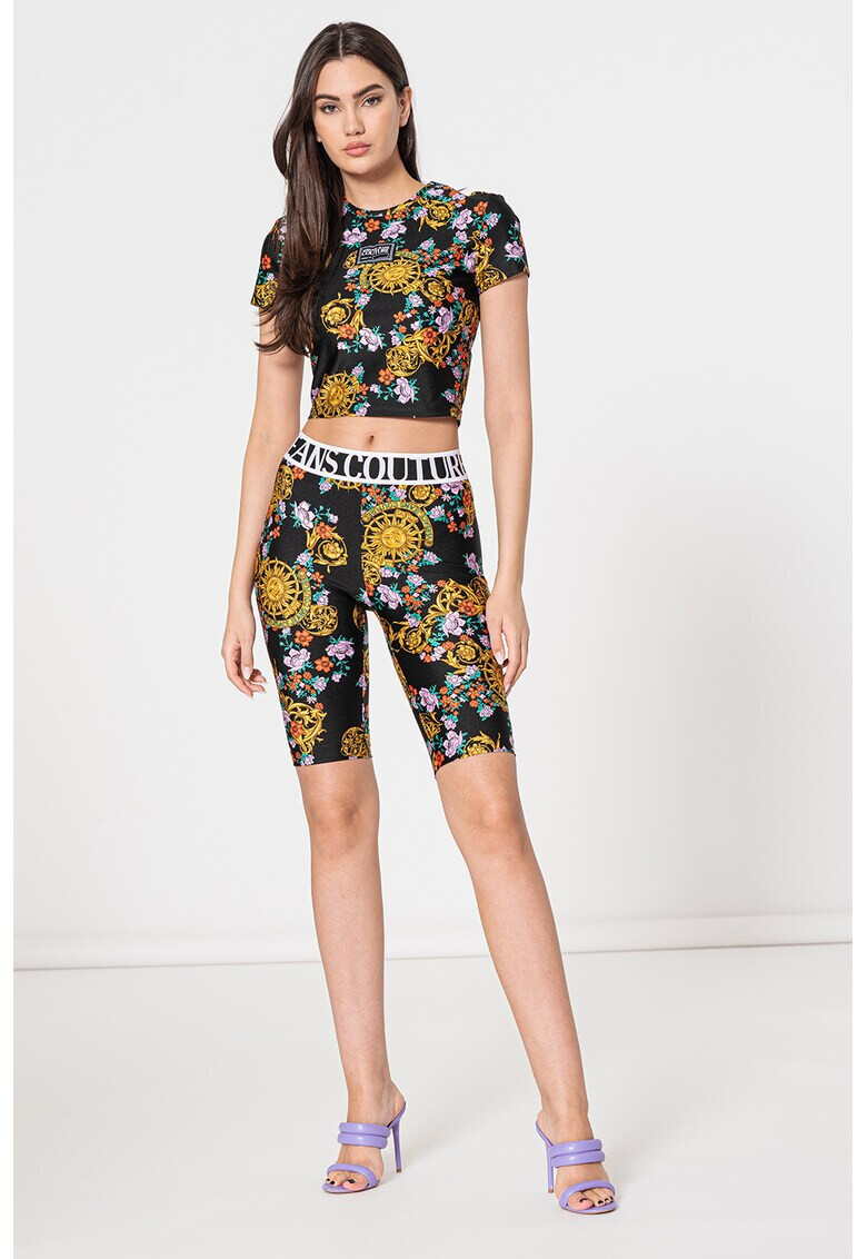 Versace Jeans Couture Къса тениска с принт - Pepit.bg