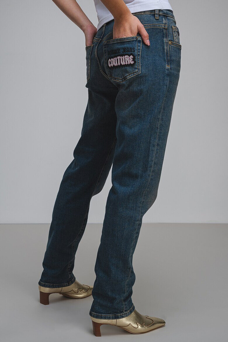 Versace Jeans Couture Прави дънки - Прашно синьо - Pepit.bg