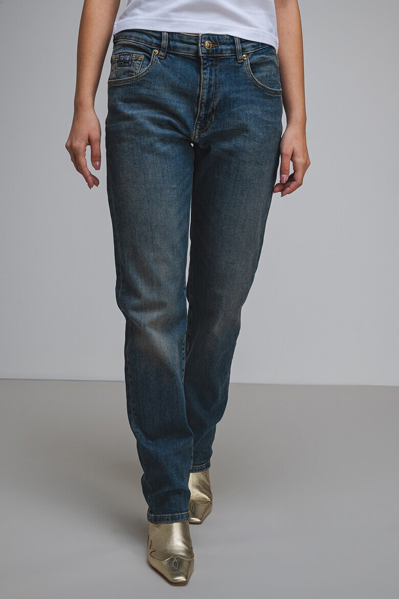 Versace Jeans Couture Прави дънки - Прашно синьо - Pepit.bg