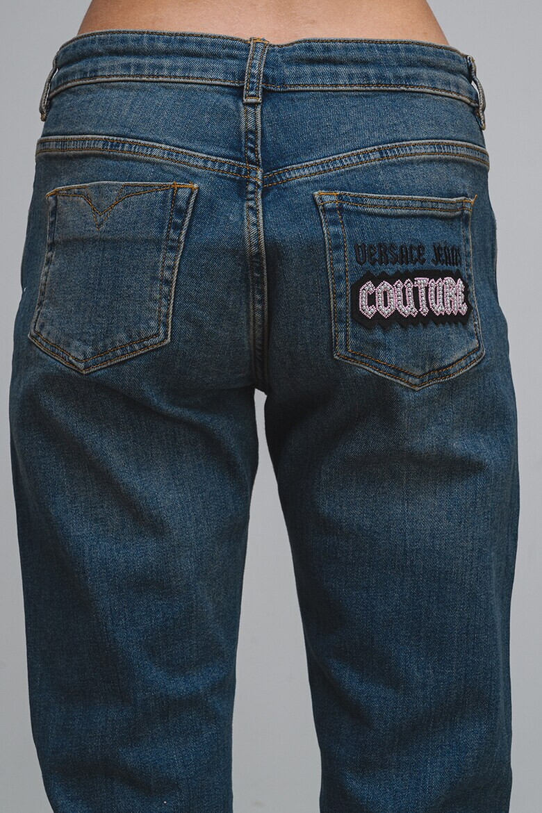 Versace Jeans Couture Прави дънки - Прашно синьо - Pepit.bg