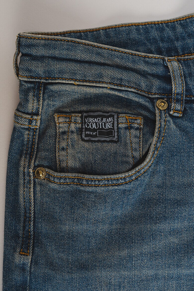 Versace Jeans Couture Прави дънки - Прашно синьо - Pepit.bg