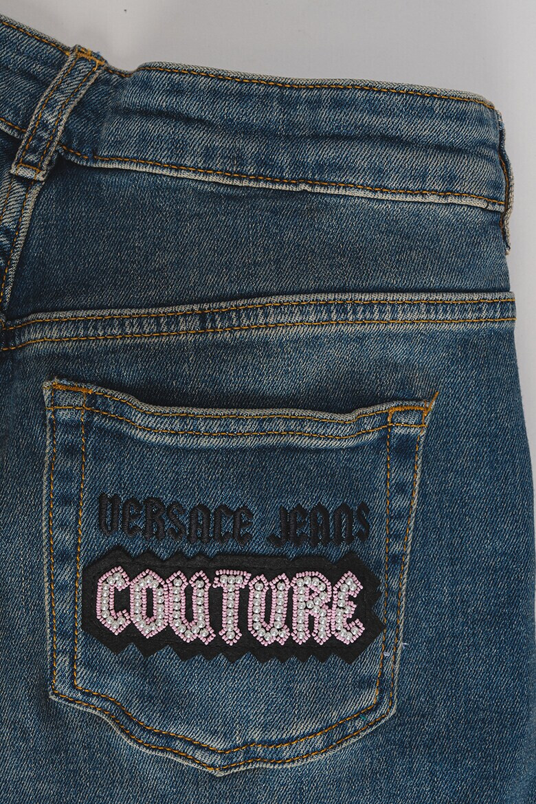 Versace Jeans Couture Прави дънки - Прашно синьо - Pepit.bg