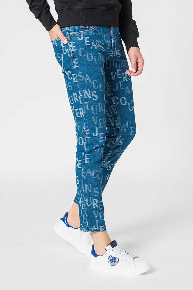 Versace Jeans Couture Прилепнали дънки с лого - Pepit.bg