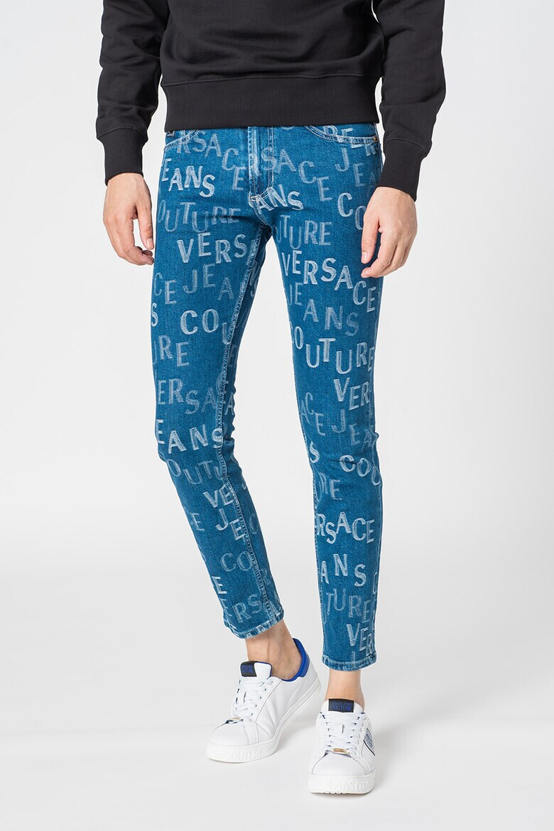 Versace Jeans Couture Прилепнали дънки с лого - Pepit.bg