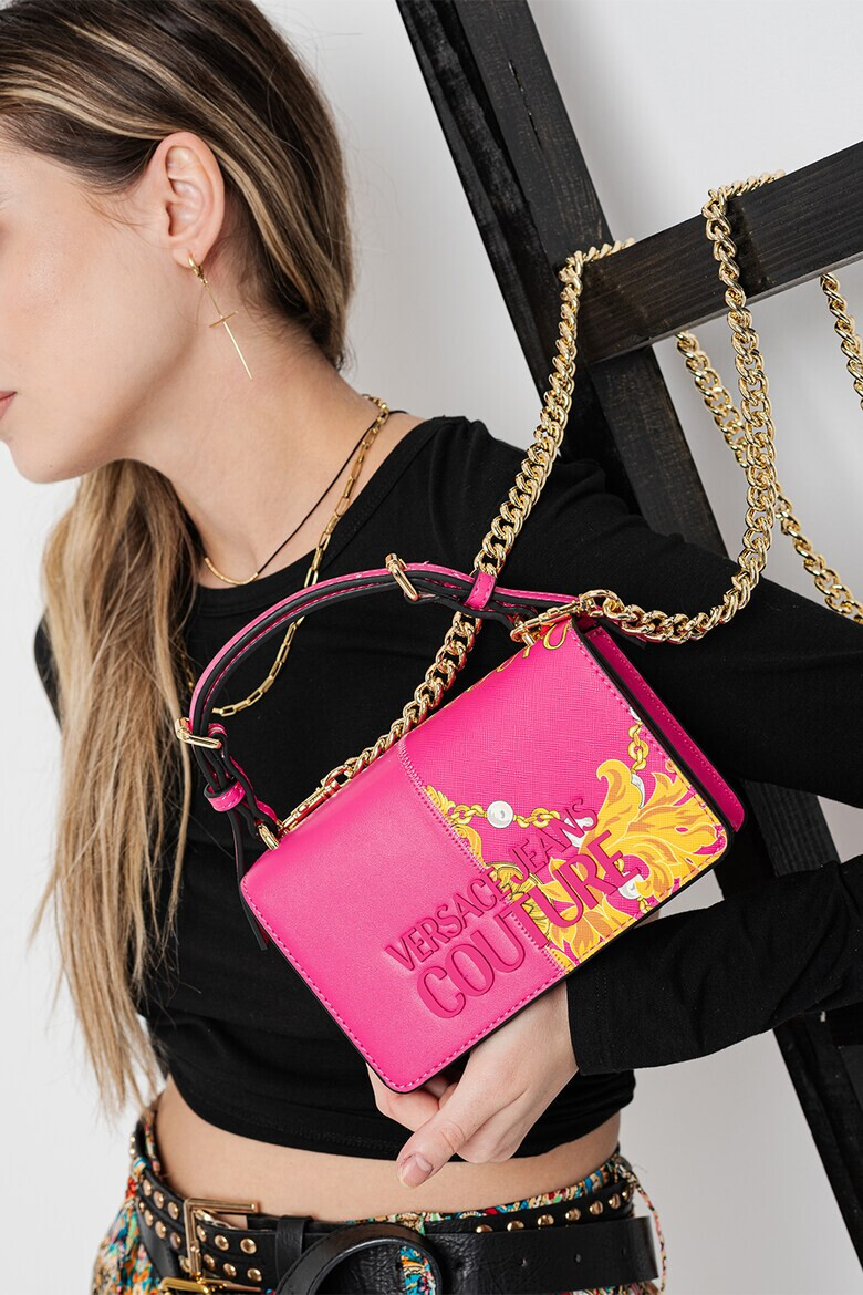 Versace Jeans Couture Ръчна чанта Rock Cut с капаче - Pepit.bg