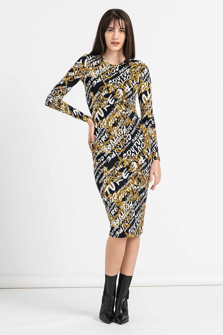 Versace Jeans Couture Рокля с лого - Pepit.bg