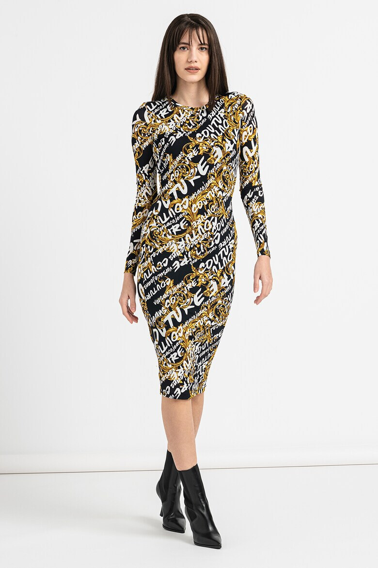 Versace Jeans Couture Рокля с лого - Pepit.bg