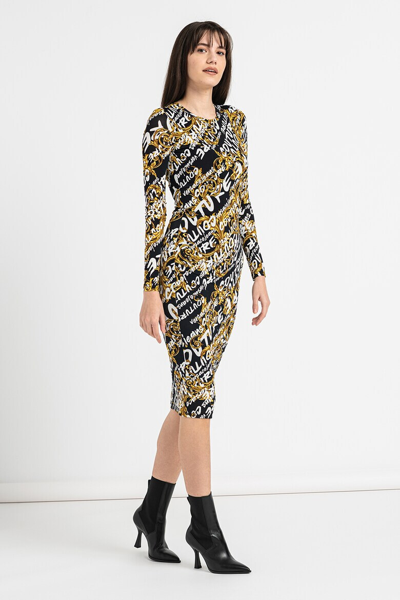 Versace Jeans Couture Рокля с лого - Pepit.bg