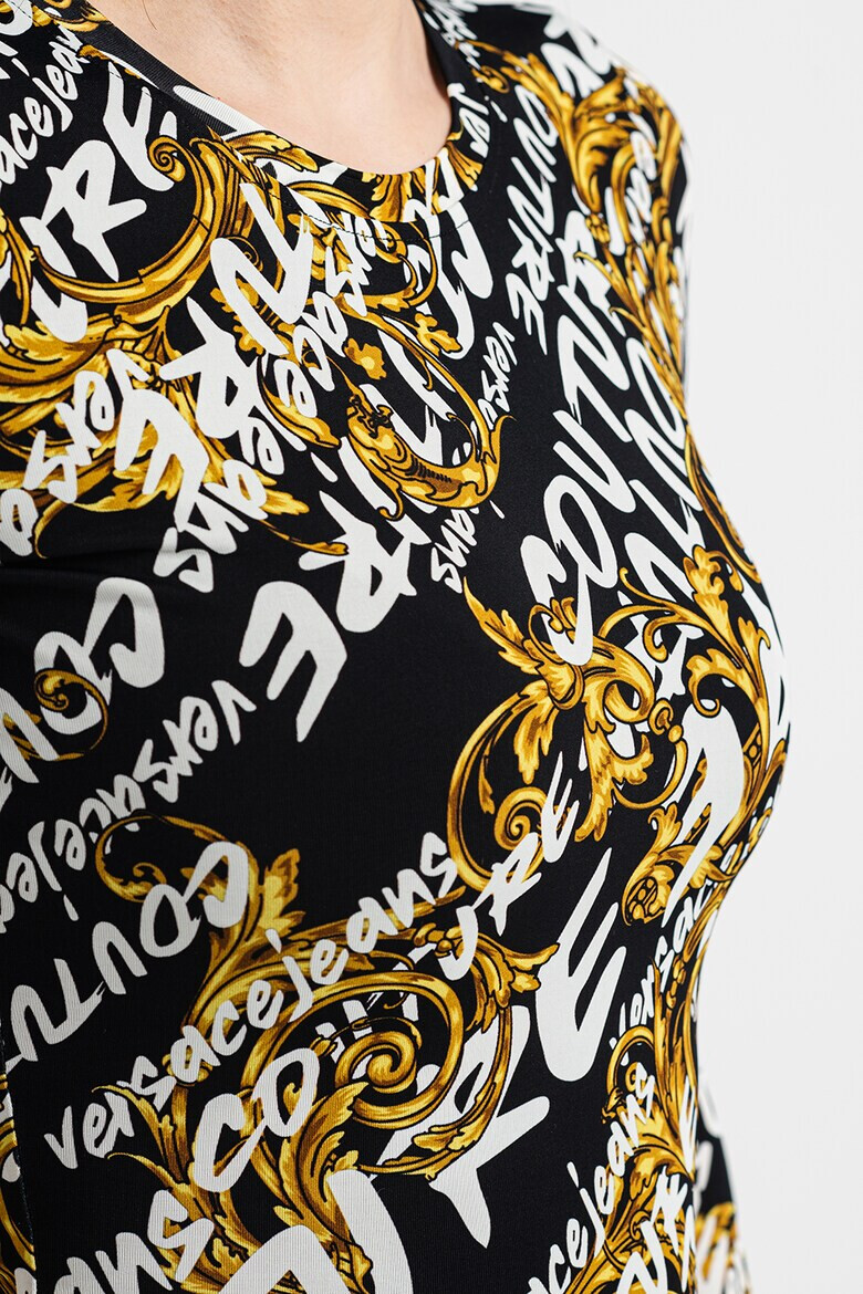 Versace Jeans Couture Рокля с лого - Pepit.bg