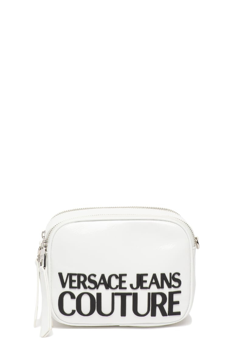 Versace Jeans Couture Чанта от еко кожа с гумирано лого - Pepit.bg