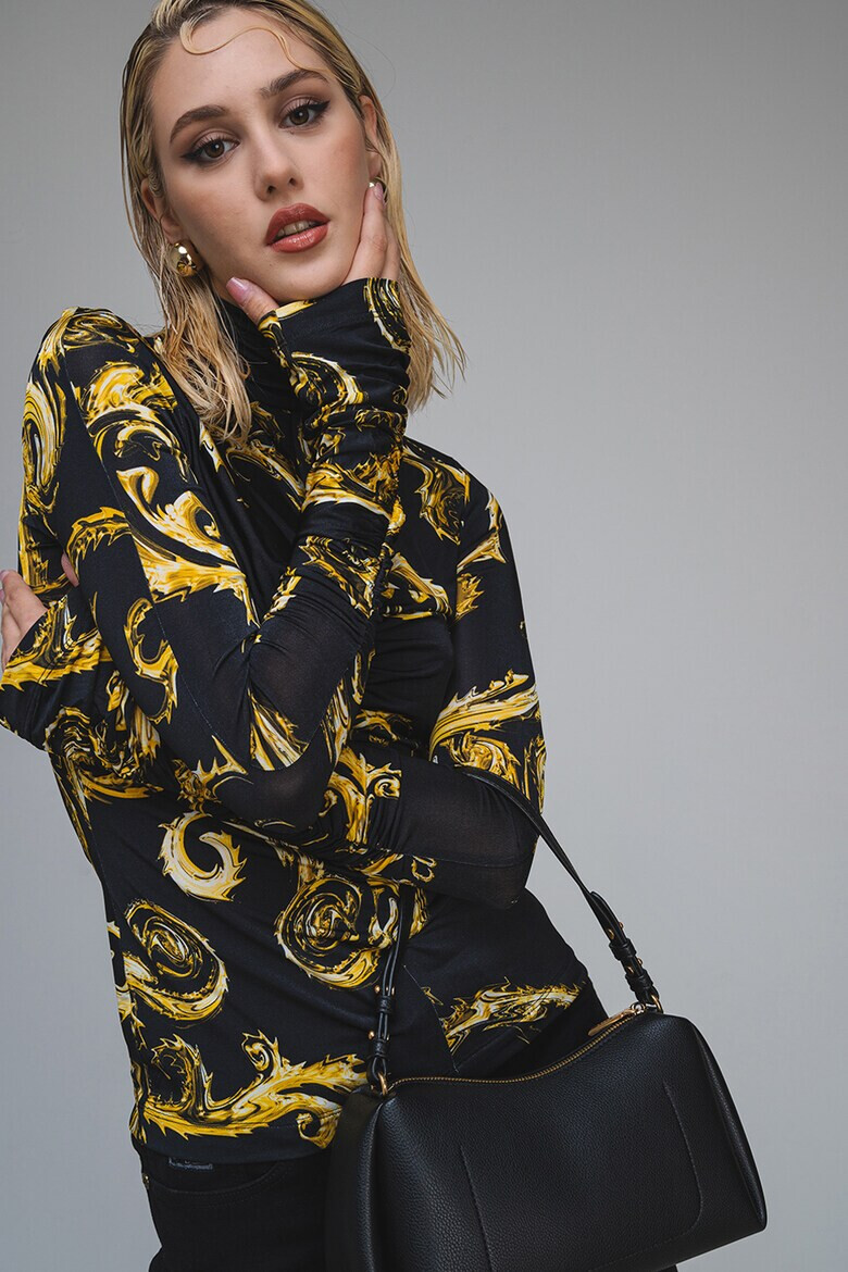 Versace Jeans Couture Слим блуза с принт - Pepit.bg