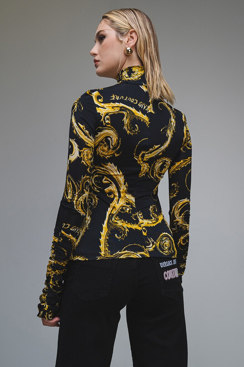 Versace Jeans Couture Слим блуза с принт - Pepit.bg