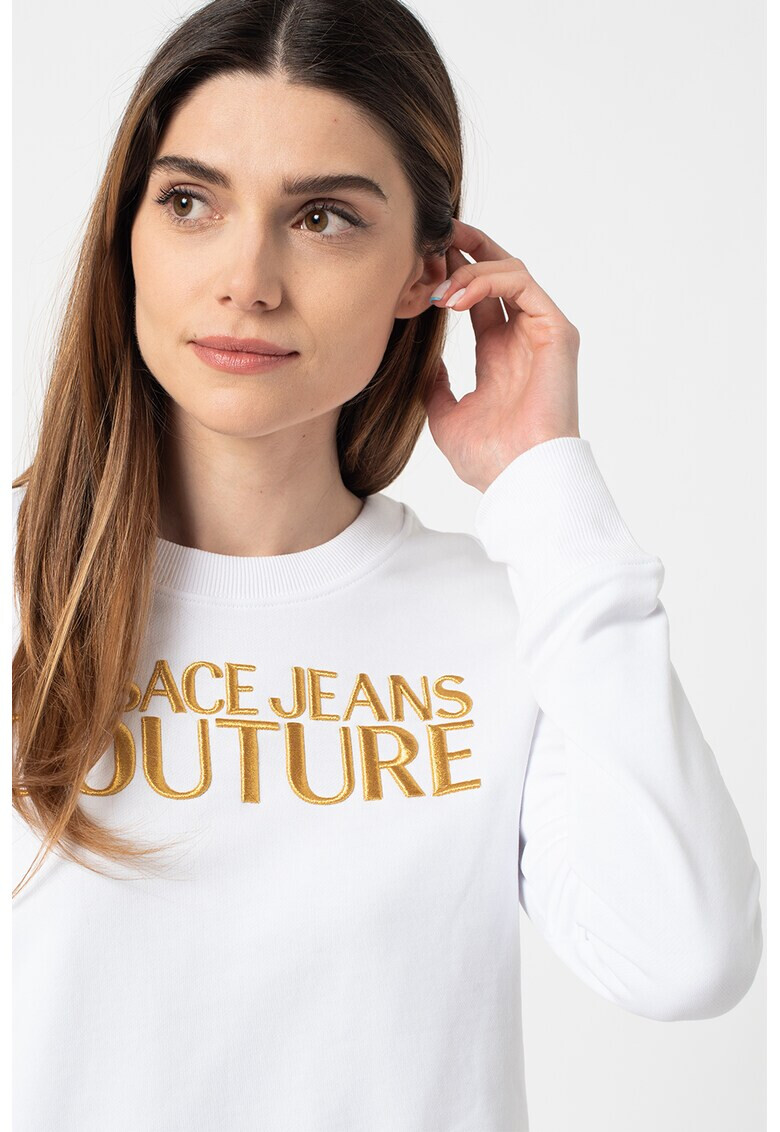 Versace Jeans Couture Суитшърт с бродирано лого - Pepit.bg