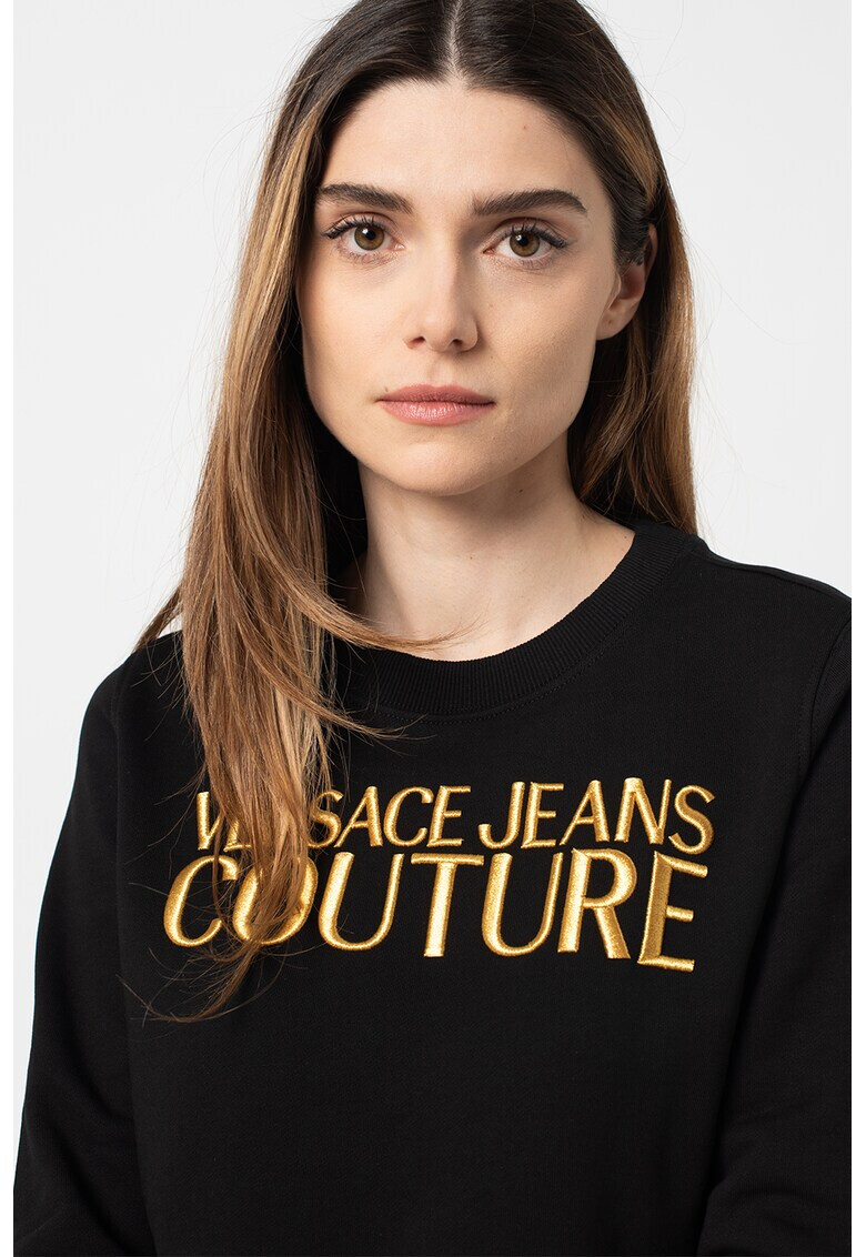 Versace Jeans Couture Суитшърт с бродирано лого - Pepit.bg
