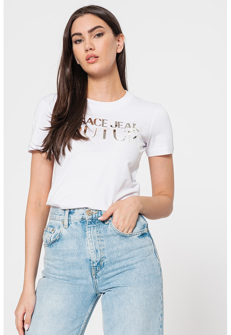 Versace Jeans Couture Тениска с лого - Pepit.bg