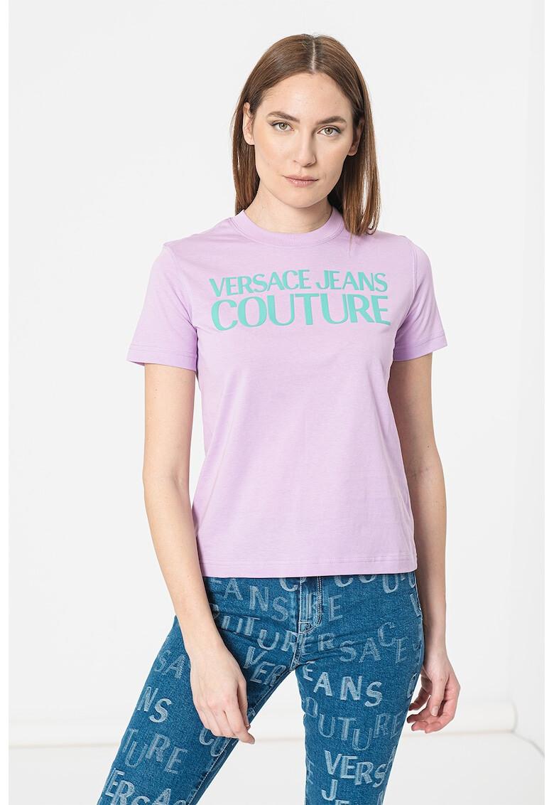 Versace Jeans Couture Тениска с лого - Pepit.bg