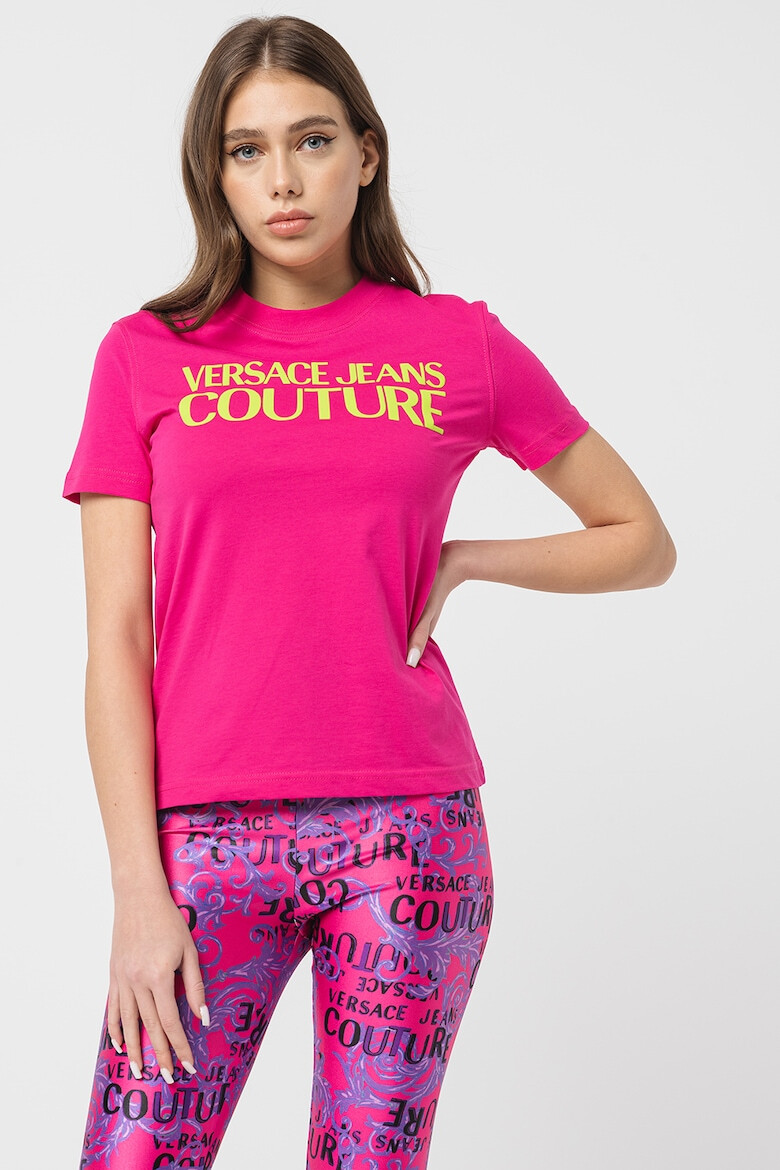 Versace Jeans Couture Тениска с лого - Pepit.bg