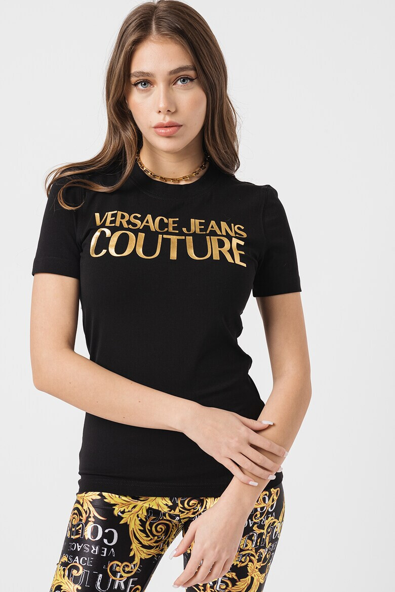 Versace Jeans Couture Тениска с лого - Pepit.bg