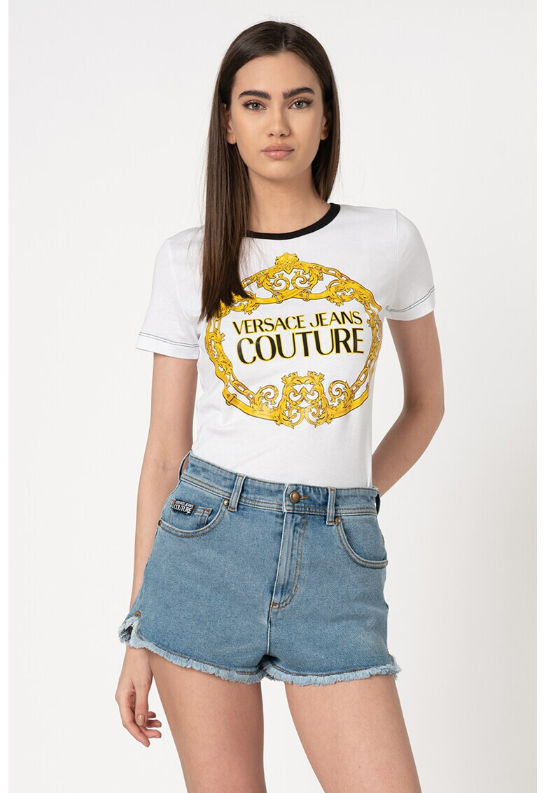 Versace Jeans Couture Тениска с лого - Pepit.bg