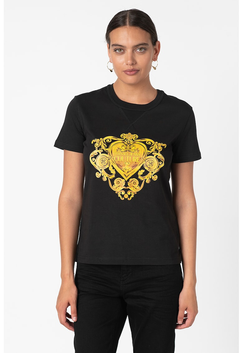 Versace Jeans Couture Тениска с лого - Pepit.bg